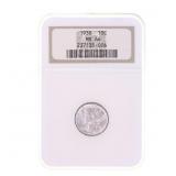1938 US SILVER MERCURY DIME 10C COIN NGC MS 66
