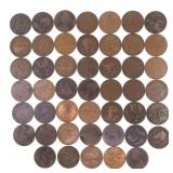 1860-1967 GREAT BRITAIN BRONZE PENNIES
