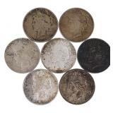 1922-1925 US PEACE DOLLAR SILVER COINS