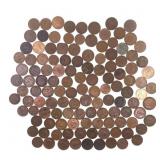 20TH C. FOREIGN COPPER COINS