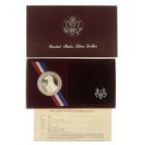 1983 US COMMEMORATIVE OLYMPIC .900 SILVER $1 PROOF