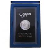 1880 CARSON CITY MORGAN SILVER DOLLAR GSA HOARD