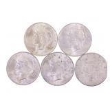 1922-1923 US SILVER PEACE DOLLARS