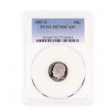 1987-S US SILVER ROOSEVELT DIME 10C COIN PCGS PR70