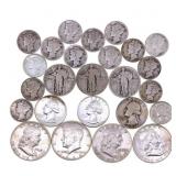 1916-1964 SILVER DIMES, QUARTERS, & HALF DOLLAR CO