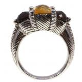 STERLING SILVER JUDITH RIPKA TOURMALINE FASHION RI