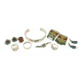 STERLING SILVER SIGNED JEWELRY