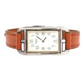 HERMES NANTUCKET .925 SILVER CASE QUARTZ WRISTWATC