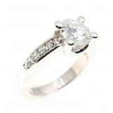 LADIES 14K WHITE GOLD 2.35 CTW DIAMOND RING