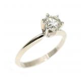 .80 CT ROUND DIAMOND SOLITAIRE 14K GOLD RING