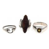 STERLING SILVER FASHION RINGS