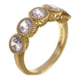 STERLING SILVER VERMEIL JUDITH RIPKA CZ FASHION BA