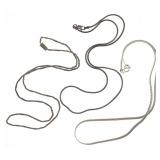 STERLING SILVER CHAINS & NECKLACE