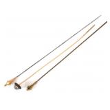 VICTORIAN HATPINS WITH 10K & 14K GOLD HEADS