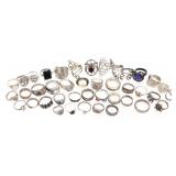 STERLING SILVER FASHION RINGS
