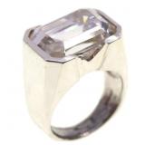 STERLING SILVER CUBIC ZIRCONIA FASHION RING