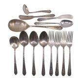 STERLING SILVER ROYAL CREST PROMISE PATTERN FLATWA