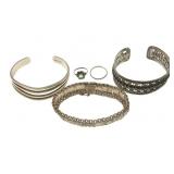 SILVER FASHION RINGS & BRACELETS