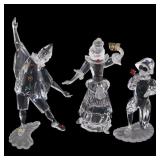 SWAROVSKI CRYSTAL FIGURINES "MASQUERADE" TRILOGY
