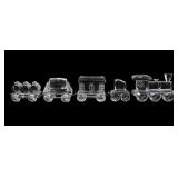 SWAROVSKI CRYSTAL FIGURINES - TRAIN CARS