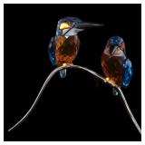 SWAROVSKI CRYSTAL FIGURINE "BLUE TURQUOISE KINGFIS