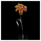 SWAROVSKI CRYSTAL PARADISE FLOWERS "DILLIA" FIGURI