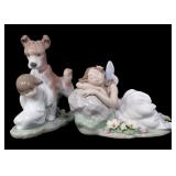 LLADRO PORCELAIN FIGURINES - LOT OF 2