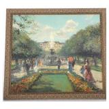 HANS JOSEPH WILHELM BECKER OIL ON CANVAS PALACE GA