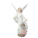 LLADRO PORCELAIN FIGURINE "GUARDIAN ANGEL"