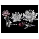 SWAROVSKI CRYSTAL FIGURINES - LOT OF 5