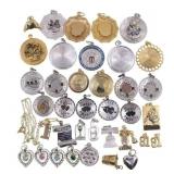 STERLING SILVER VERMEIL NOVELTY CHARMS