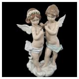 LLADRO PORCELAIN FIGURINE "WAITING FOR A RAINBOW"