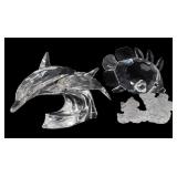 SWAROVSKI CRYSTAL FIGURINES LOT OF 2