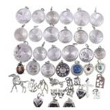 STERLING SILVER NOVELTY CHARMS