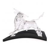 SWAROVSKI CRYSTAL BULL FIGURINE #659/10000