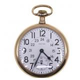 WALTHAM-BALL GOLD-FILLED CASE RAILROAD POCKET WATC