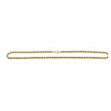 14K YELLOW GOLD 18" ROPE CHAIN