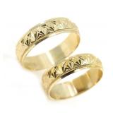 14K YELLOW GOLD MATCHING WEDDING BANDS
