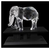 SWAROVSKI CRYSTAL 1993 ELEPHANT FIGURINE WITH BOX