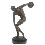 AFTER FIX-MASSEAU CAST BRONZE DISCUS THROWER STATU