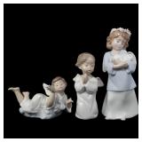 LLADRO PORCELAIN FIGURINES - LOT OF 3