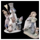 LLADRO PORCELAIN FIGURINES - LOT OF 2