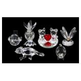 SWAROVSKI CRYSTAL FIGURINES - LOT OF 6