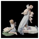 LLADRO PORCELAIN FIGURINES - LOT OF 2