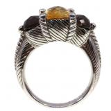 STERLING SILVER JUDITH RIPKA TOURMALINE FASHION RI