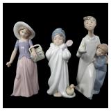 LLADRO PORCELAIN SMALL FIGURINES - LOT OF 3