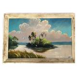 LIVINGSTON ROBERTS FLORIDA HIGHWAYMEN PAINTING MAR