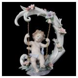 LLADRO PORCELAIN FIGURINE "HEAVENLY SWING"
