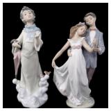 LLADRO PORCELAIN FIGURINES - LOT OF 2