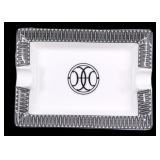 HERMES PORCELAIN H-DECO MINIATURE ASHTRAY